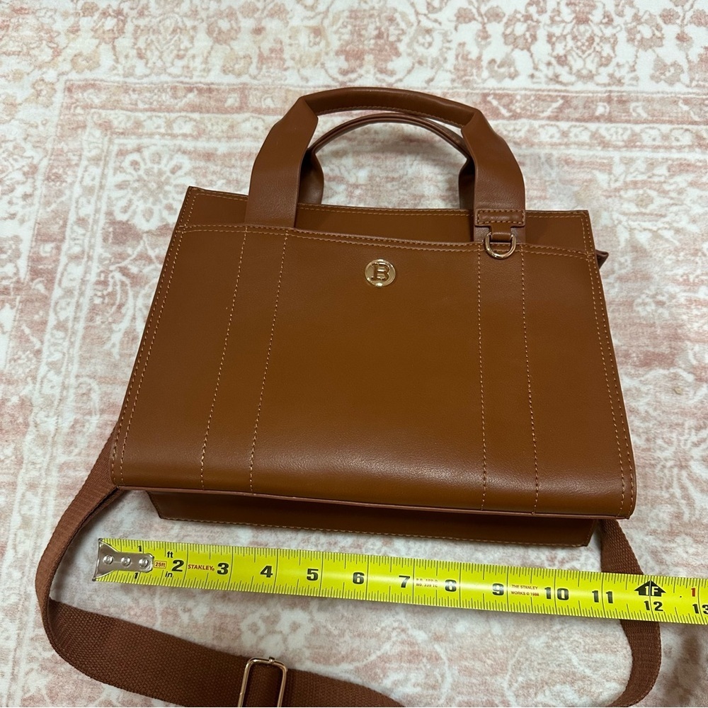 Bostanten 👜 Vegan Leather Brown Tote Bag - Picture 10 of 10